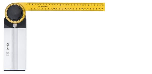 Кутомір розвідний TOPEX, тримач алюмінієвий, фіксатор, 500x240мм