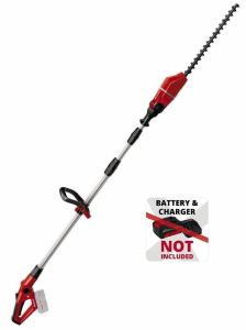 Кущоріз телескопічний акумуляторний Einhell GE-HH 18/45 Li T - Solo 18В 450мм штанга 0.88-1.82м 4.28кг без АКБ та ЗП