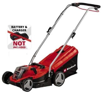 Газонокосарка акумуляторна Einhell безщіткова GE-CM 18/33 Li- Solo 18В 33см 25-65мм 30л 10.1кг без АКБ та ЗП