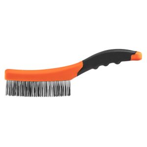 Щітка дротяна Neo Tools пряма, 4х16 рядів, прямий дріт 0.3мм, 260мм, двокомпонентне руків&#39;я