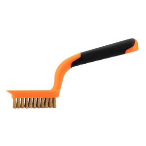 Щітка дротяна Neo Tools пряма, 5х11 рядів, прямий дріт 0.3мм, 180мм, двокомпонентне руків&#39;я