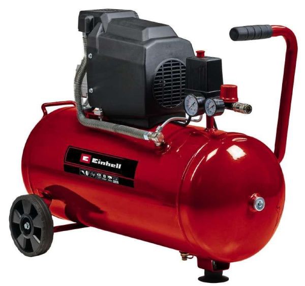 Компресор повітряний Einhell TC-AC 190/50/8, 1500Вт, 50л, 165л/хв, 8бар, 26кг