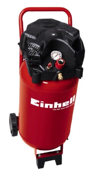 Компресор повітряний Einhell TH-AC 240/50/10 OF, безолійнийй, 1500Вт, 50л, 240л/хв, 10бар, 21.5кг