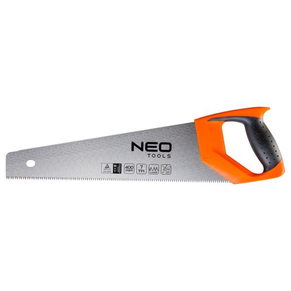 Ножівка по дереву Neo Tools, 400мм, 7TPI