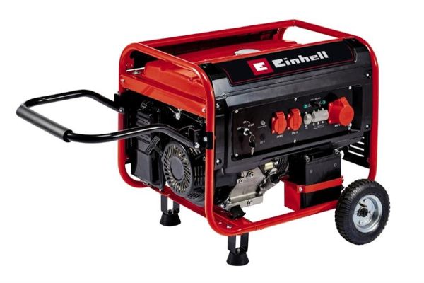 Генератор бензиновий Einhell TC-PG 65/E5, 230В/380В, 3.6кВт (макс. 6.51кВт), електростартер, 25л, 83кг