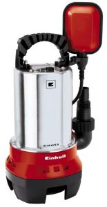 Насос дренажний Einhell GC-DP 6315 N 630Вт, 17000л/год, вис. 8 м, глиб. 5 м, корпус нерж, 5.5 кг