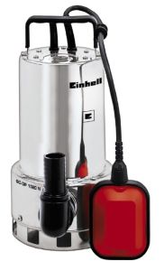Насос дренажний Einhell GC-DP 1020 N, 1000Вт, 18000л/год, вис. 9 м, глиб. 5м, нержавіюча сталь, 7.2кг