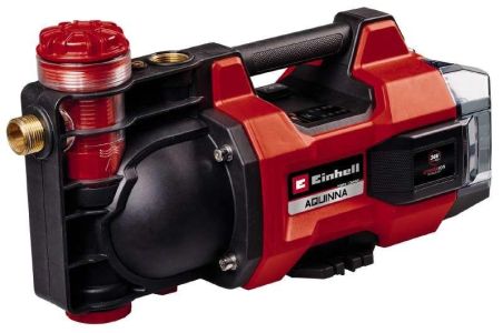 Насос відцентровий акумуляторний Einhell AQUINNA 36/38 F LED, 3800л/год, 36В, 3.7бар, глиб 6м, 4.25кг, без АКБ та ЗП