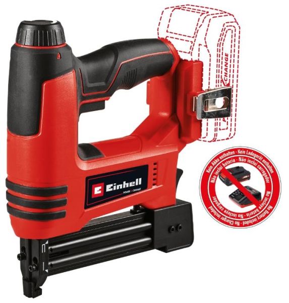 Цвяхозабивач акумуляторний Einhell TE-CN 18LI - Solo PXC 18В скоба 16-22/5.7мм цвяхи 15-32/1мм 20уд/хв 2.07кг без АКБ та ЗП