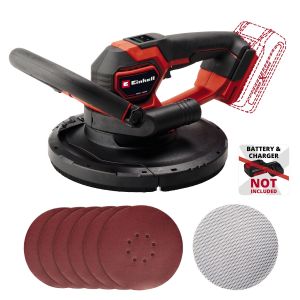 Шліфмашина для стін акумуляторна Einhell Professional TP-DWS 18/225 Li PXC 18В безщіткова d225мм 600-1200об/хв 2.36кг без АКБ та ЗП