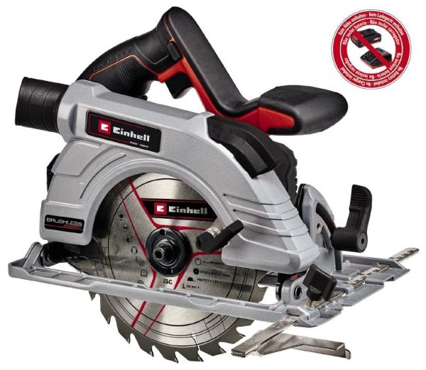 Пила дискова акумуляторна Einhell Professional TE-CS 18/190LI BL PXC 18В 190х20мм 3.23кг без АКБ та ЗП