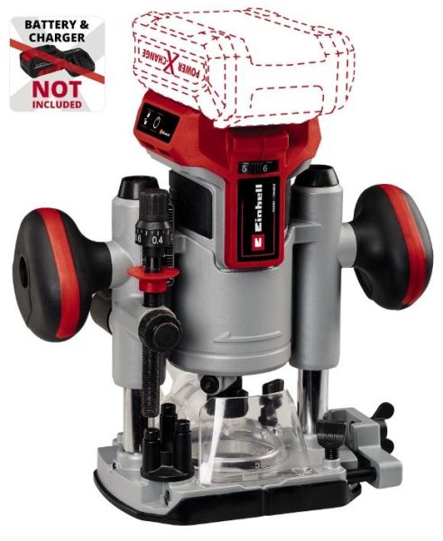 Фрезер акумуляторний Einhell Professional TP-RO 18LI BL - Solo 18В цанга 6 та 8мм 10000-30000об/хв 2.26кг без АКБ та ЗП
