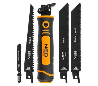 Пила садова Neo Tools тримач, 15см, 24 TPI, 18 TPI, 6 TPI, двокомпонентне руків&#39;я, 0.182кг