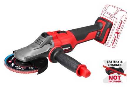 Шліфмашина кутова акумуляторна Einhell Professional TP-AG 18/125 F Li BL - Solo PXC 18В безщіткова 125мм 8500об/хв плаский редуктор 1.57кг без АКБ та ЗП