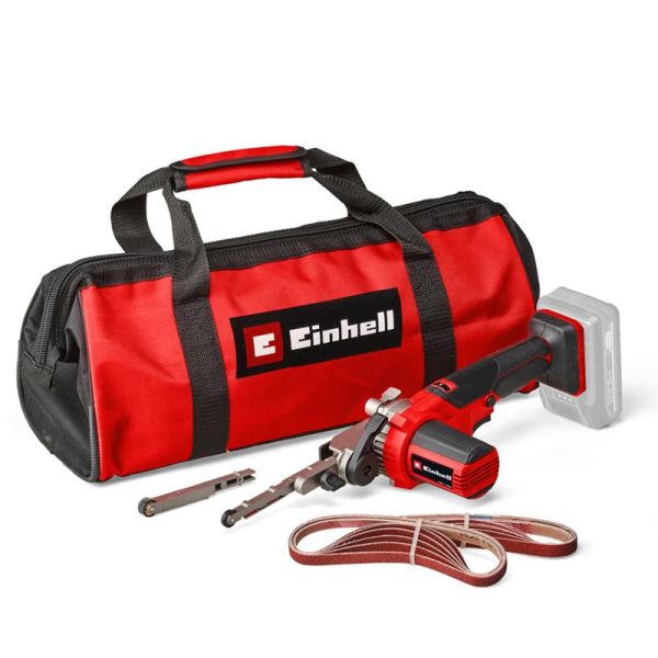 Напилок стрічковий акумуляторний Einhell TE-BF 18 Li - Solo PX 18В 2 насадки 9/13мм 250-1700м/хв 457мм сумка 1.13кг без АКБ та ЗП