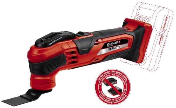 Багатофункціональний інструмент Einhell VARRITO акумуляторний PXC 18В 22000-40000об/хв 1кг без АКБ та ЗП