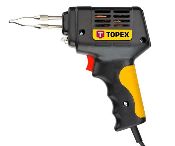 Паяльник електричний TOPEX 100Вт 400°CC підсвічування нікельована мідь