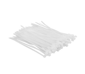 Хомут-стяжка Top Tools, 100шт, пластик, 2.5x100мм, білий