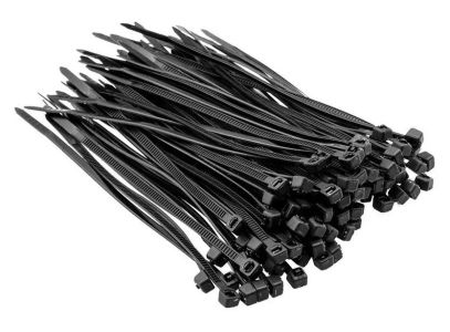 Хомут-стяжка Top Tools, 100шт, пластик, 2.5x100мм, чорний