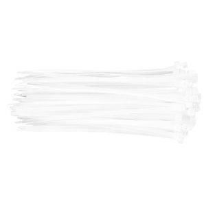 Хомут-стяжка TOPEX, 75шт, пластик, 4.8х200мм, білий