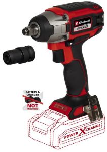 Гайковерт ударний Einhell Professional IMPAXXO 18/230 безщітковий PXC 18В 2900об/хв 230Нм 1.17кг без АКБ та ЗП