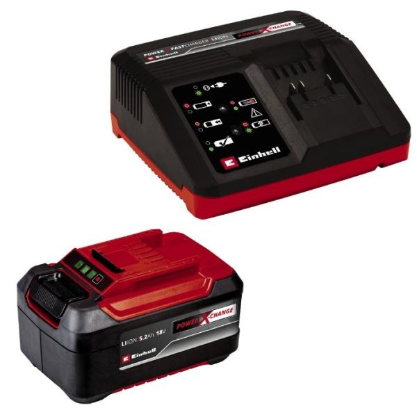 Набір акумулятора та зарядного пристрою Einhell Starter Kit PXC 5.2А&#183;год