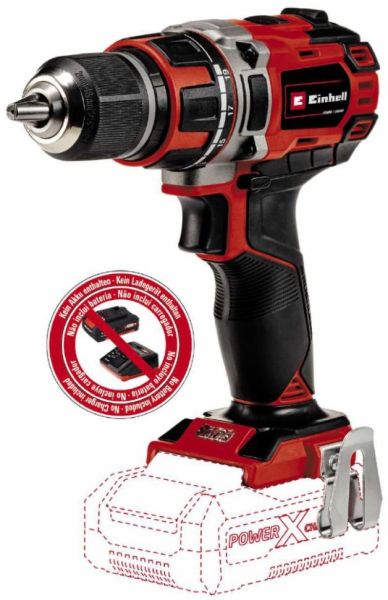 Шурупокрут-дриль акумуляторний Einhell Professional TP-CD 18/50 Li BL Solo 18В 50Нм 0-500&#183;0-1800об/хв 2-13мм 1.1кг без АКБ та ЗП