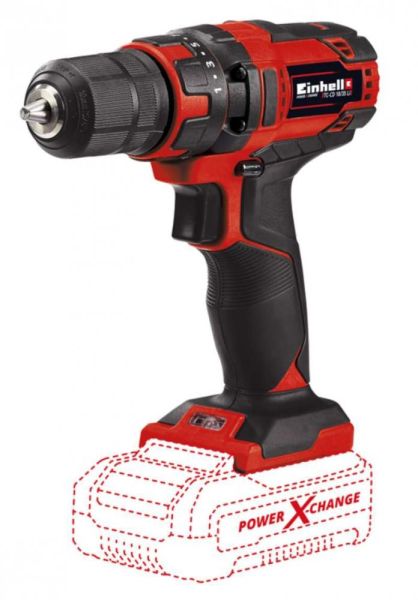 Шурупокрут-дриль акумуляторний Einhell TC-CD 18&#183;35 Li-Solo PXC 18В 35Нм 550об/хв 0.97кг без АКБ та ЗП