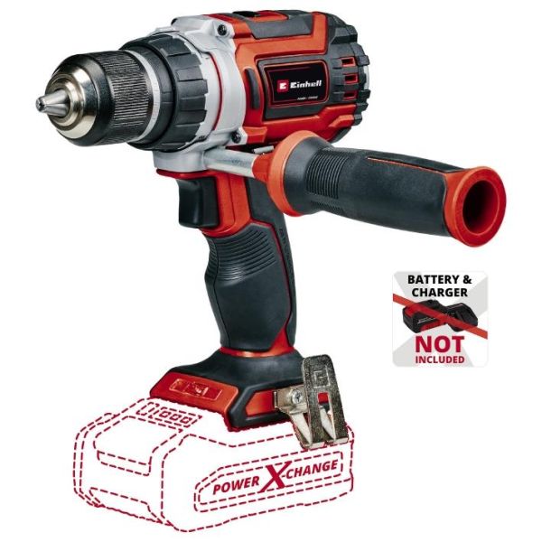 Шурупокрут-дриль акумуляторний Einhell Professional TP-CD 18&#183;60 Li BL - Solo PXC 18В 60Нм 0-500&#183;0-2000об/хв 1.37кг без АКБ та ЗП