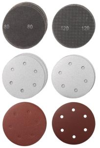 Набір шліф. паперу Einhell, 15шт, 225мм круги, до Einhell TE-DW 225 X, KWB by Einhell