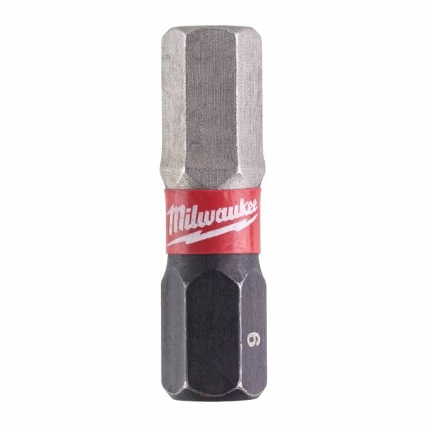 Біти Milwaukee Shockwave, набір 2шт, Hex6х25мм