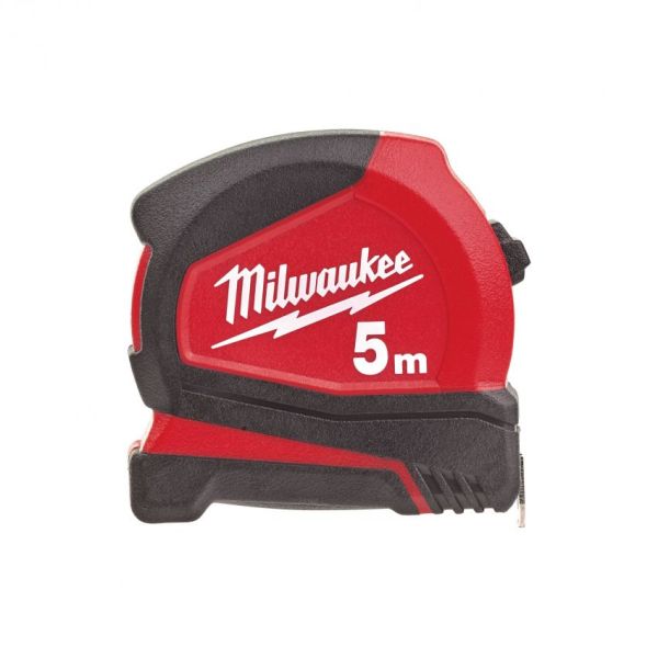 Рулетка Milwaukee Pro Compact , 5мх25мм, з фіксатором змотування, АБС-пластик