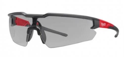 Окуляри захисні Milwaukee, протиосколкові, лінзи-сірі, полікарбонат