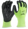 Рукавички робочі Milwaukee, smartswipe, поліуретан/спандекс/поліестер, р.10, зелено чорні