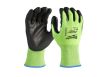 Рукавички робочі Milwaukee, smartswipe, поліуретан/спандекс/поліестер, р.10, зелено чорні