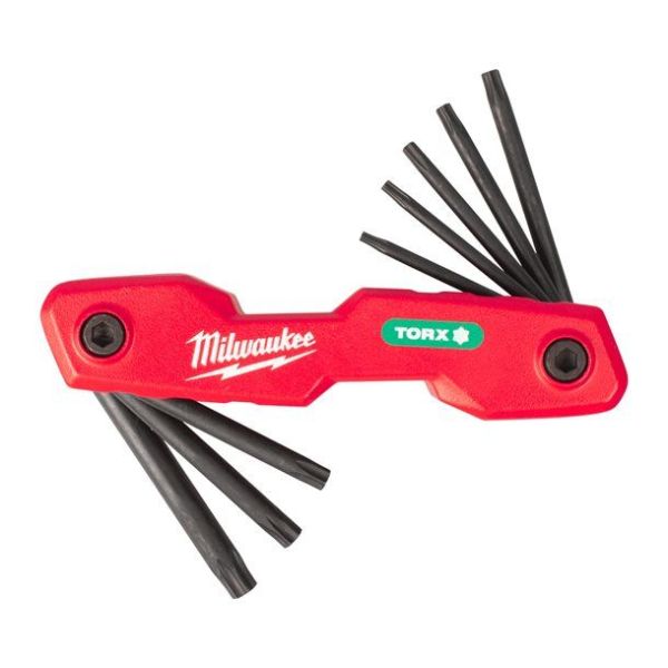 Ключі шестигранні Milwaukee, набір 8шт, 118мм, HEX1.5-8мм, складаються в корпус