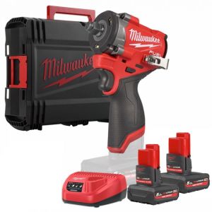 Гайковерт ударний акумуляторний Milwaukee M12 FCIWF12G3-502X 12В АКБ 2х5А*год 0-3000об/хв 542Нм 1/2" ЗП M12C кейс 1.5кг