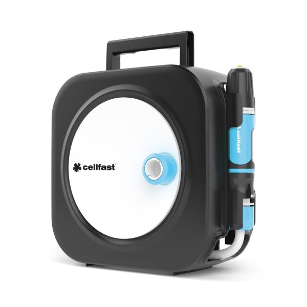 Котушка зі шлангом Cellfast ERGO XS автоматична 10+2м шланга 3/8&quot; комплект конекторів та зрошувач ERGO