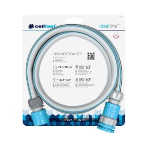 Сполучний набір Cellfast idealline (шланг 1.5м+2 муфти1/2-5/8+мульти конектор)