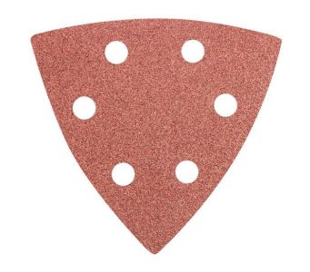 Шліфувальний папір трикутний GRAPHITE, 5шт, на липучці, тип DELTA 93x93мм, K100