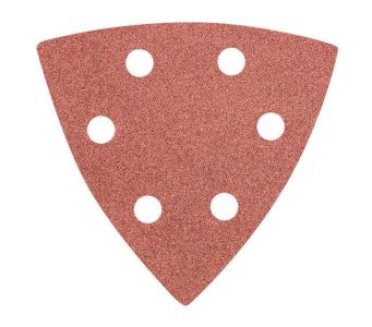 Шліфувальний папір трикутний GRAPHITE, 5шт, на липучці, тип DELTA 93x93мм, K120