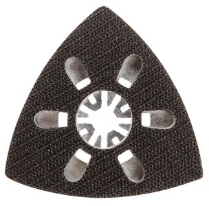 Шліфувальний підошва трикутна GRAPHITE, 1шт, для багатофункціонального інструменту, на липучці, тип DELTA, 83x83x83мм