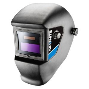 Маска зварювальника хамелеон GRAPHITE 56H822 автозатемніння 1/15000сек два датчики дуги регулювання ступеня затемнення DIN 9-13