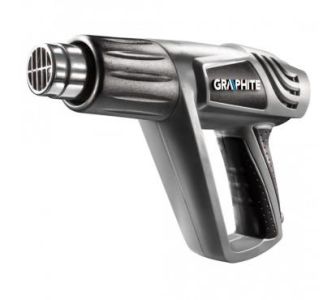 Фен будівельний GRAPHITE 2000Вт 80/600&#176;С 350/550л/хв 0.9кг