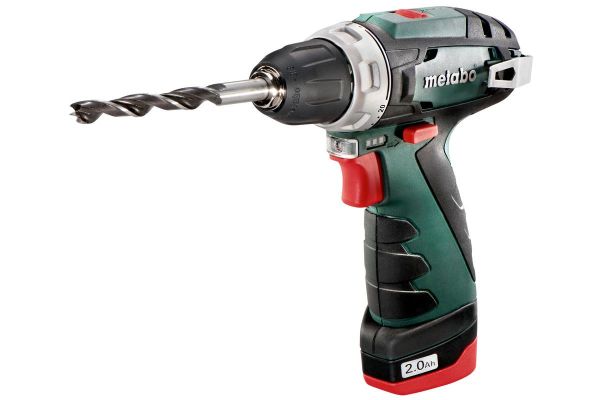Шурупокрут-дриль акумуляторний Metabo PowerMaxx&#160;BS 10.8В 2x2.0А&#183;год 17&#183;34Нм 0-360&#183;0-1400об/хв 0.95кг