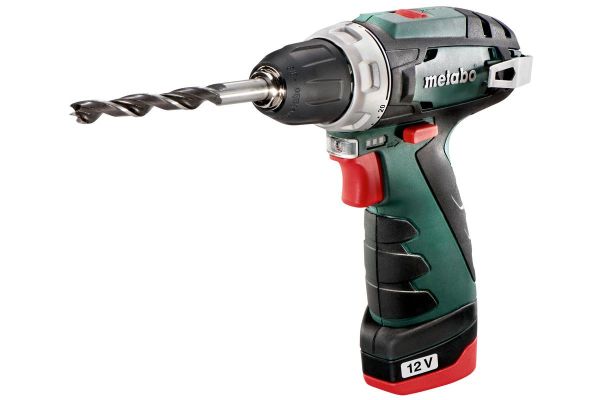 Шурупокрут-дриль акумуляторний Metabo PowerMaxx BS BASIC 12В 2х2А&#183;год 17&#183;34Нм 0-360&#183;0-1400об/хв 0.8кг