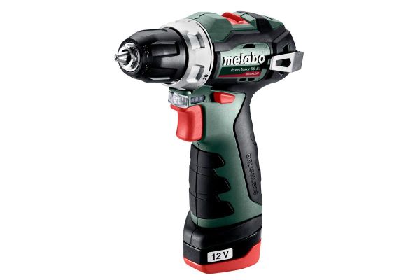 Шурупокрут-дриль акумуляторний Metabo PowerMaxx BS BL 12В 2х2.0А&#183;год 20&#183;38Нм 0-400&#183;0-1500об/хв 0.8кг