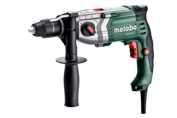 Дриль ударний Metabo SBE 800-2 800Вт ШЗП 1.5-13мм 0-1200*0-3200об/хв 2.3кг