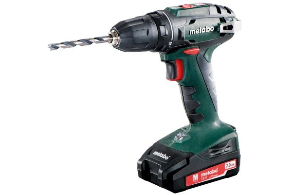 Шурупокрут-дриль акумуляторний Metabo BS&#160;18 18В 2х2А&#183;год 24&#183;48Нм 0-450&#183;0-1600об/хв 1.4кг
