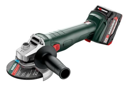 Шліфмашина кутова акумуляторна Metabo W 18 L 9-125 Quick 125мм 18В 2х5.2А&#183;год 8500об/хв 2.3кг metaBOX 165 L